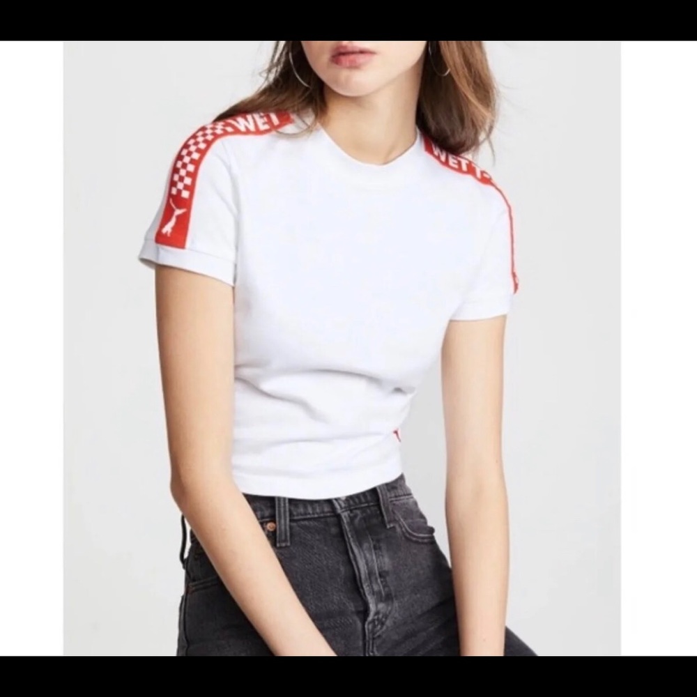 NEW Puma by Rihanna Wet T-Shirt Crop Top